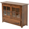 Standard Mission Grid Maple Wood Cabinet | ASB