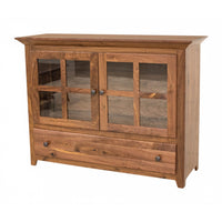 Standard Mission Grid Walnut Wood Cabinet | NAT