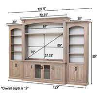 Holmes White & Wood Entertainment Center | M-VD&DW