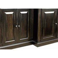 Holmes Black & Wood Entertainment Center | M-EB&C-MC