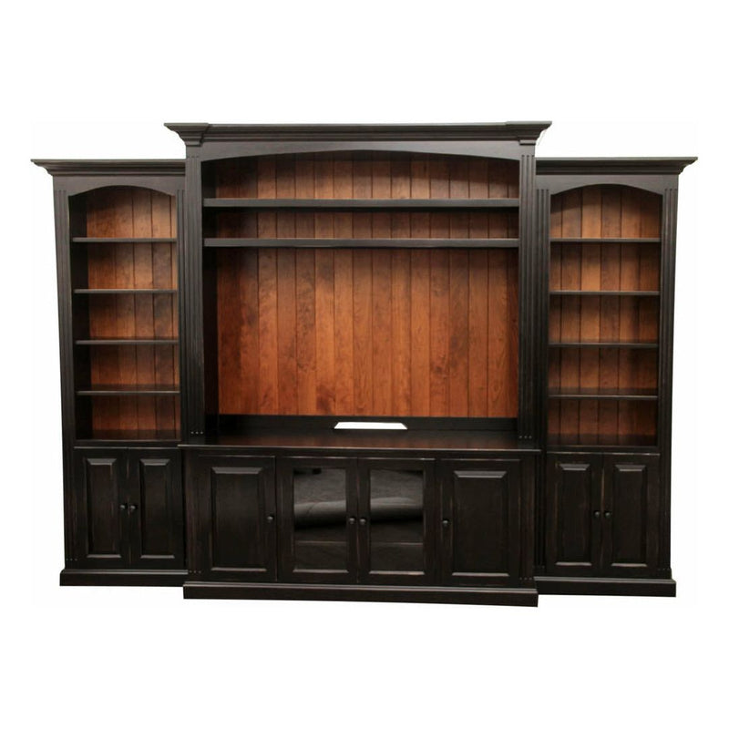 Holmes Black & Wood Entertainment Center | M-EB&C-MC
