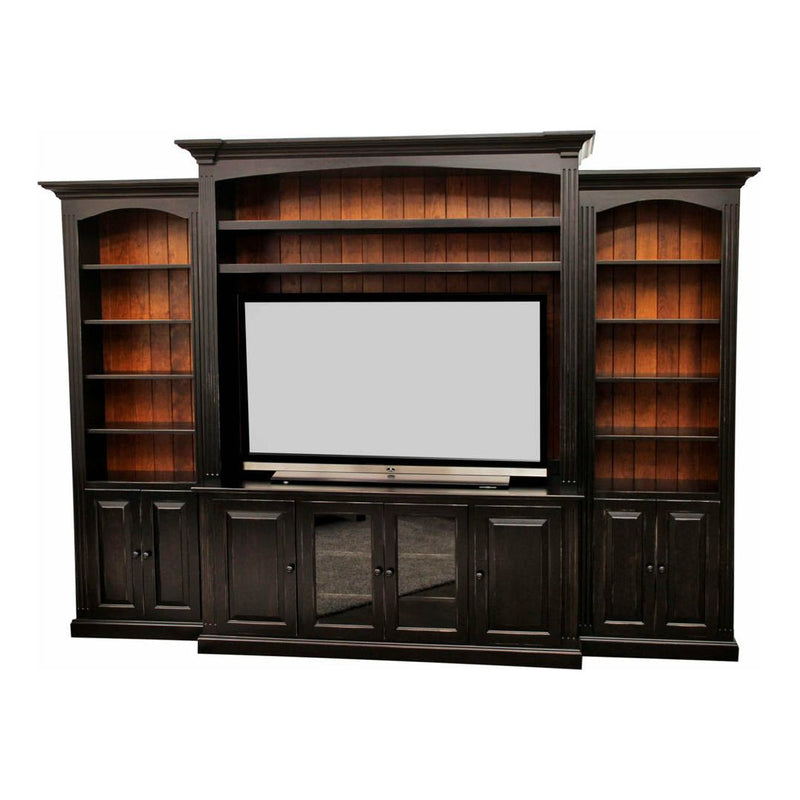 Holmes Black & Wood Entertainment Center | M-EB&C-MC