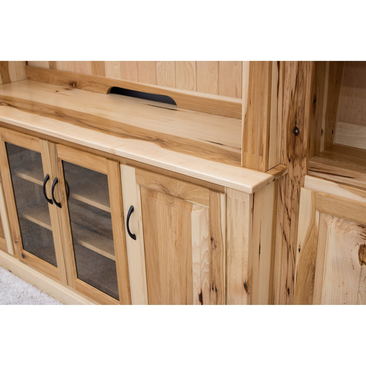 Holmes Hickory Wood Entertainment Center | NAT