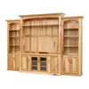 Holmes Hickory Wood Entertainment Center | NAT
