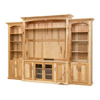 Holmes Hickory Wood Entertainment Center | NAT