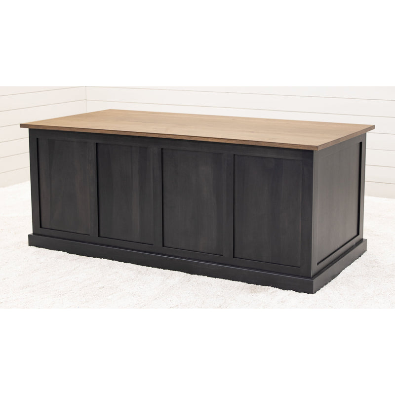 Hamilton Black & Wood Adjustable Standing Desk with Drawers | M-DK&QSWO-CO