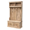 Haven Maple Wood Hall Tree Bench | DS