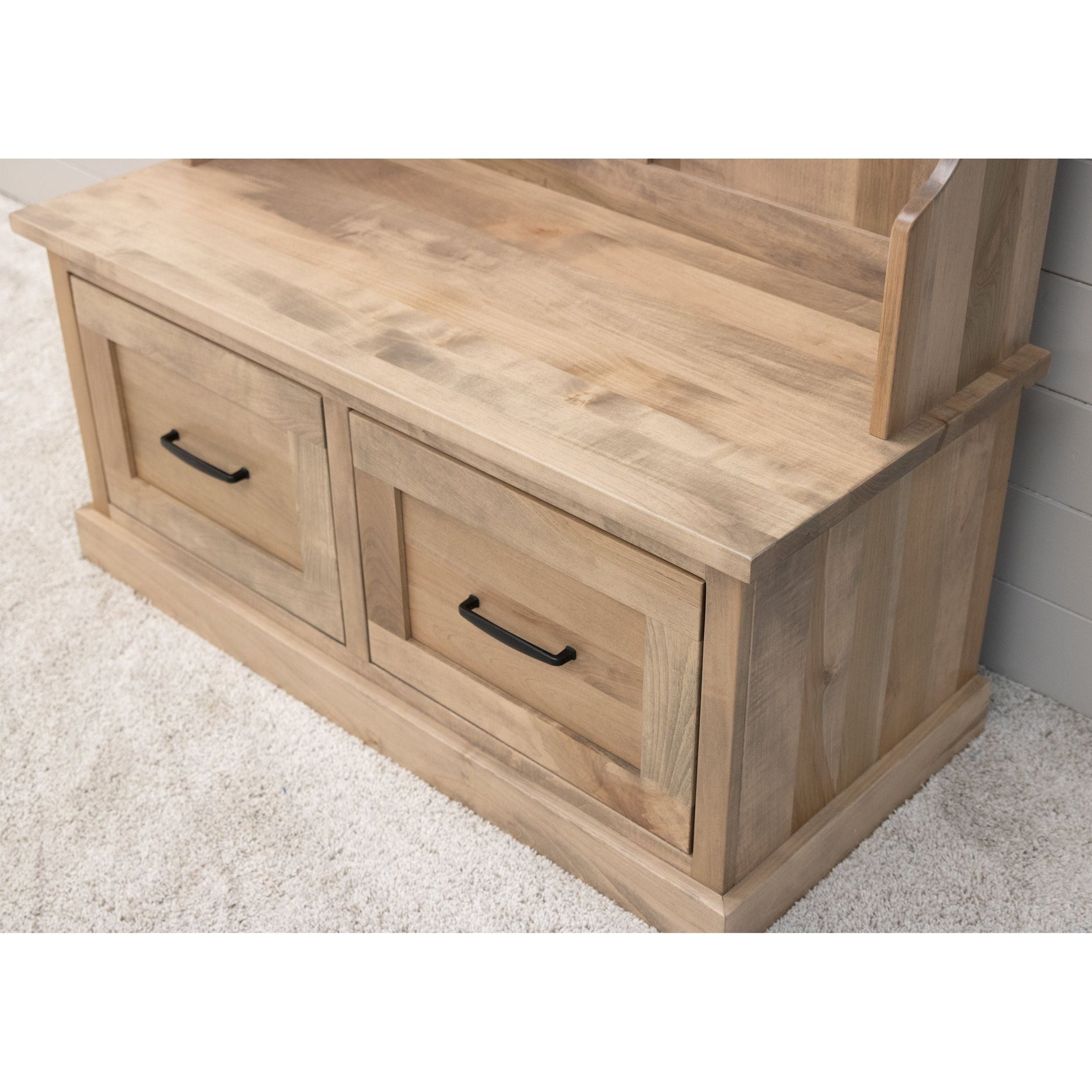 Haven Maple Wood Hall Tree Bench | DS
