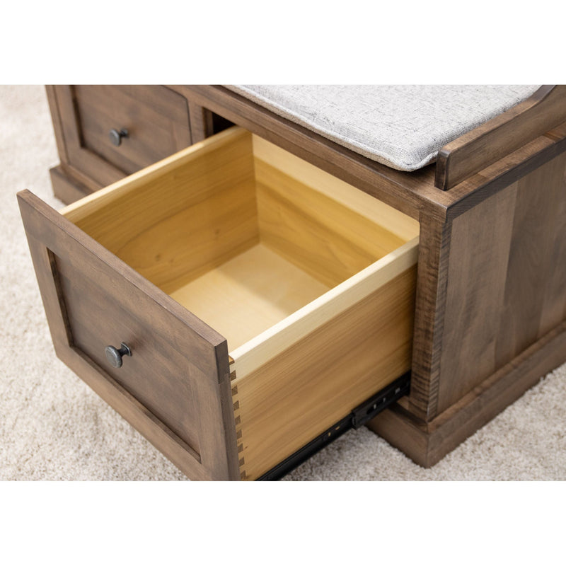 Haven Maple Wood Mudroom Storage Bench | CO