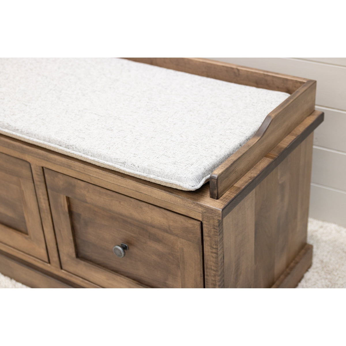 Haven Maple Wood Mudroom Storage Bench | CO