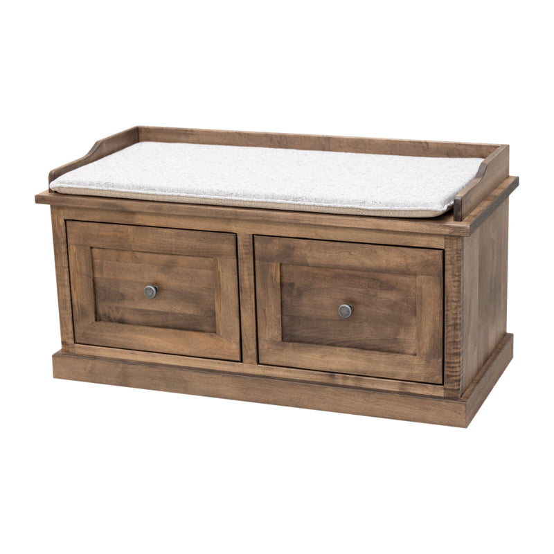 Haven Maple Wood Mudroom Storage Bench | CO