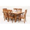 Augusta Rustic Quarter Sawn White Oak Wood Side Dining Chair | MC