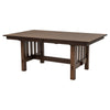 Hollis Mission Quarter Sawn White Oak Extending Amish Dining Table | BV