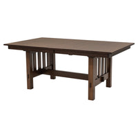 Hollis Mission Quarter Sawn White Oak Extending Amish Dining Table | BV