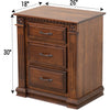 Holmesville Amish 3-Drawer Nightstand