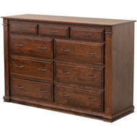Holmesville Amish 9-Drawer Tall Dresser