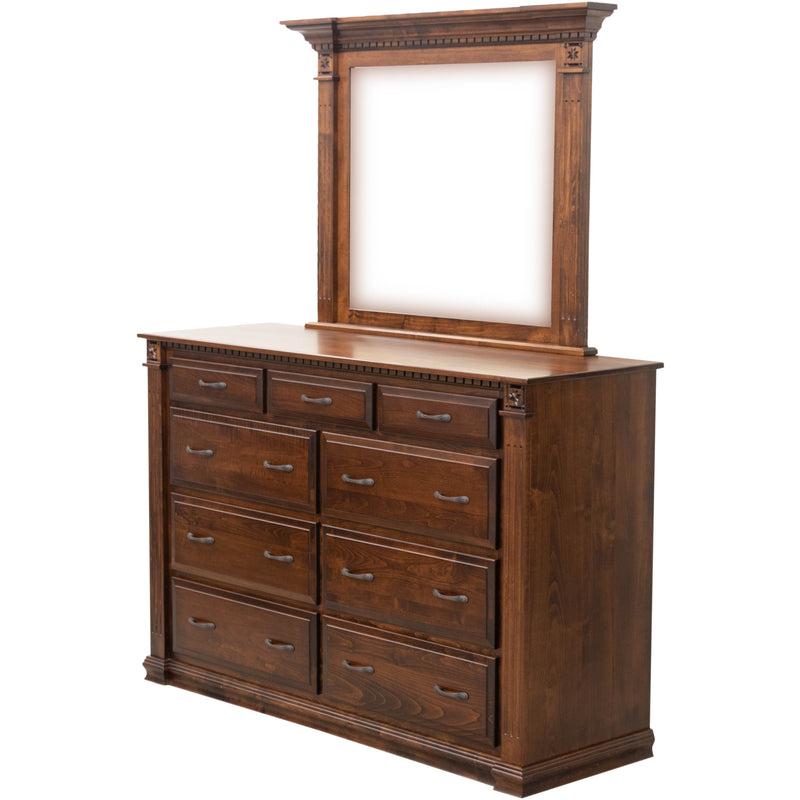 Holmesville Amish 9-Drawer Tall Dresser