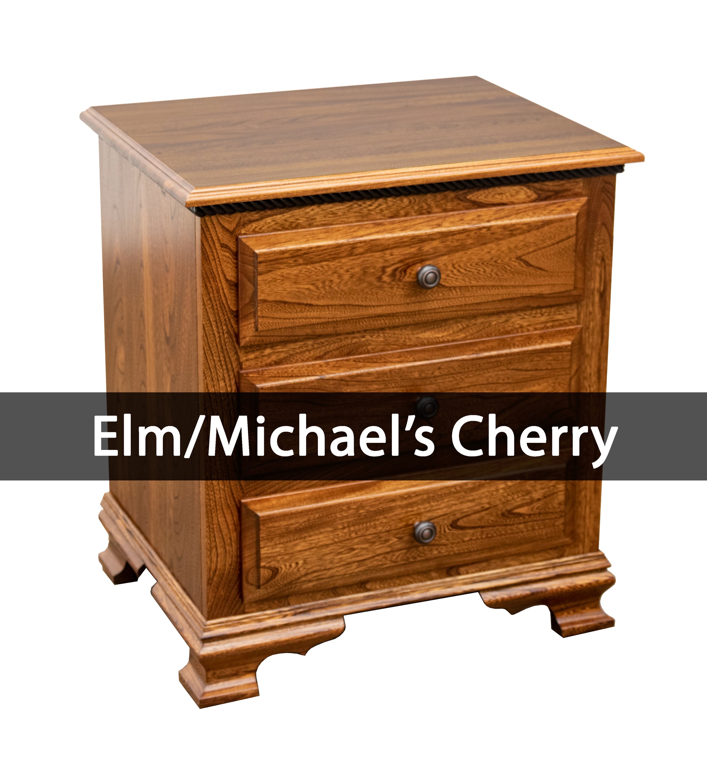 Charm 3-Drawer Nightstand
