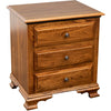 Amish Charm 3-Drawer Nightstand