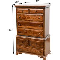 Amish Charm Chest on Chest