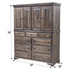 Amish Charm Mule Chest Armoire