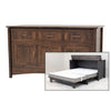 Amish Mission Maple Wood Murphy Bed Cabinet | BV