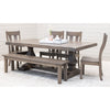 Hilton Maple Wood Large Modern Double Pedestal Extending Dining Table | DCD