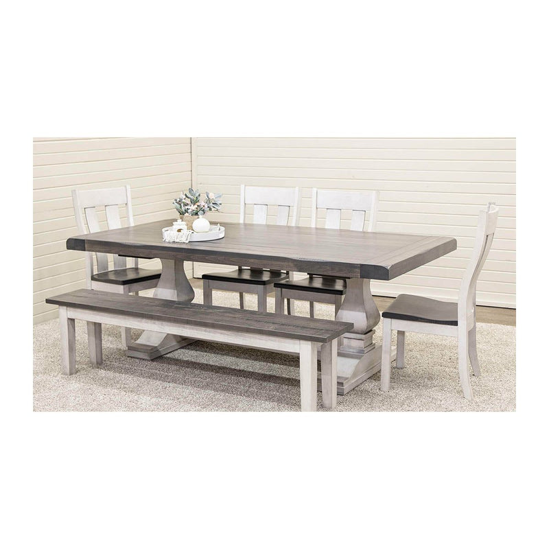 Hilton Large Modern Double Pedestal Extending Dining Table | M-AV&GS