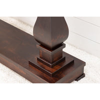 Hilton Maple Wood Pedestal Console Table | RC