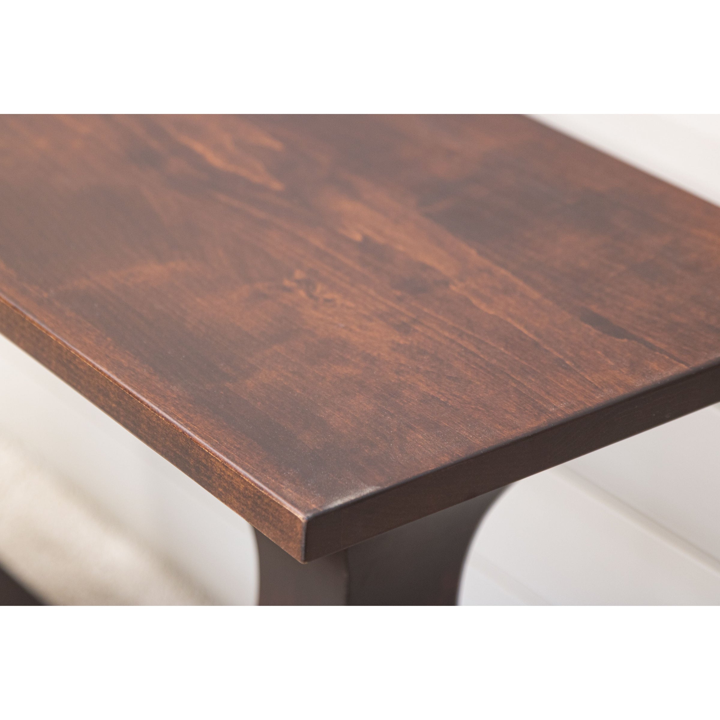 Hilton Maple Wood Pedestal Console Table | RC