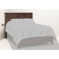 Berlin Amish Solid Wood Panel Headboard Only