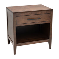 Berlin Amish 1-Drawer, Open Nightstand
