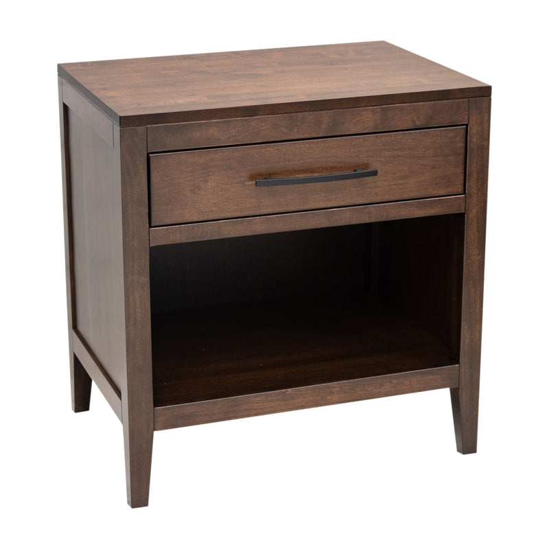 Berlin Amish 1-Drawer, Open Nightstand