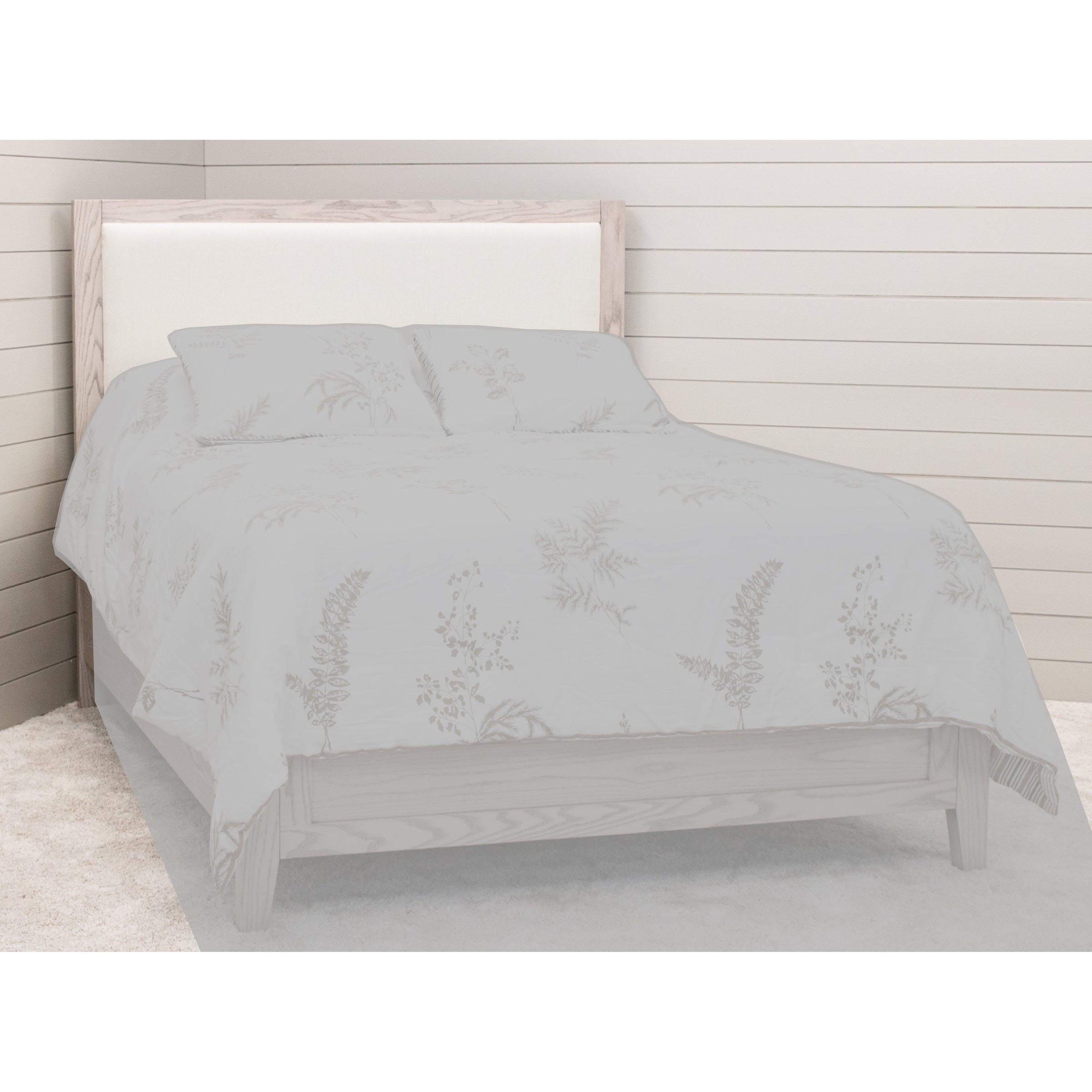 Berlin Amish Solid Wood Upholstered Headboard Only