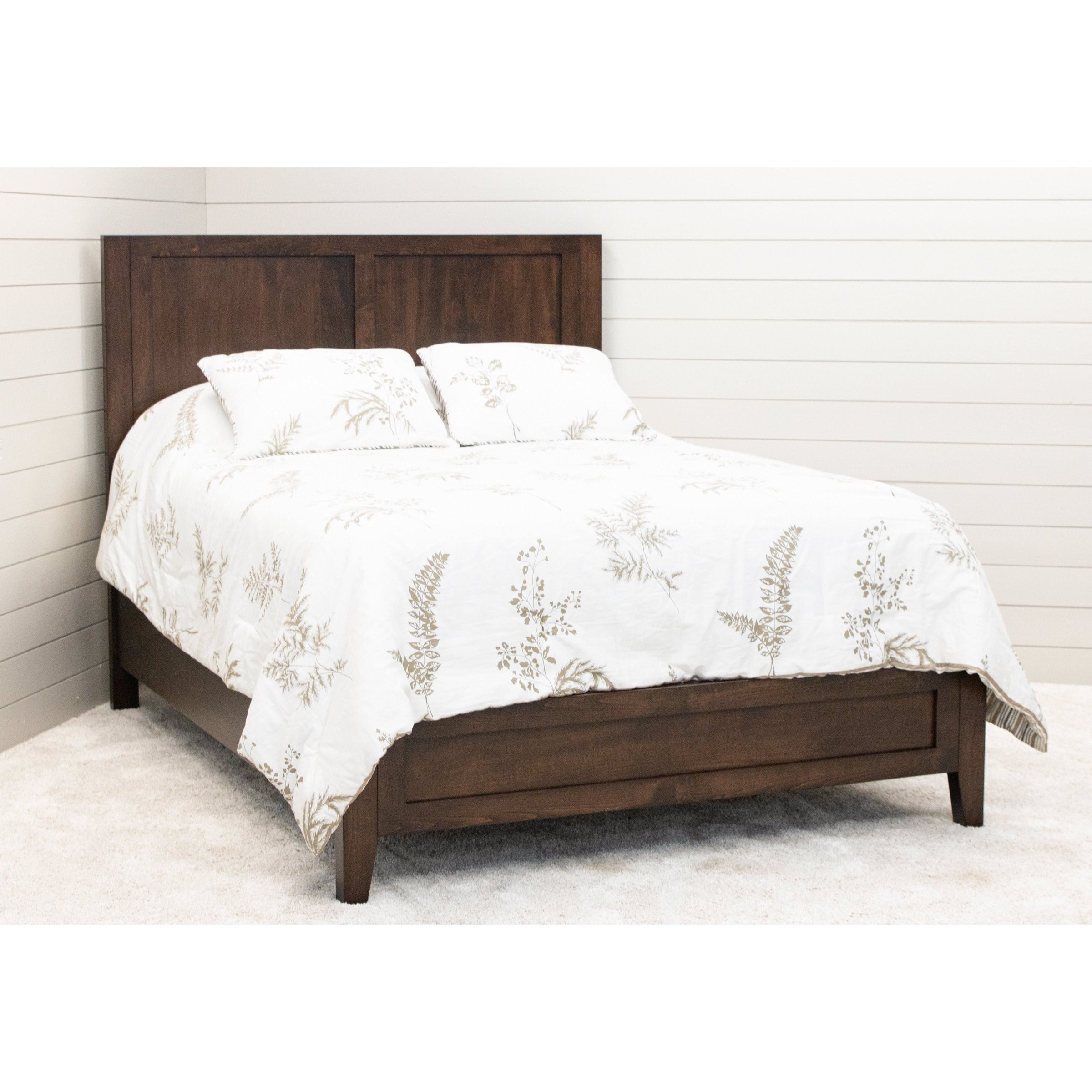 Berlin Amish Wood Panel Bed