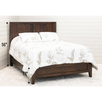 Berlin Amish Wood Panel Bed