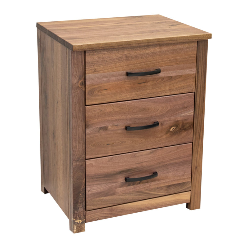 Hunters Amish 3-Drawer Nightstand