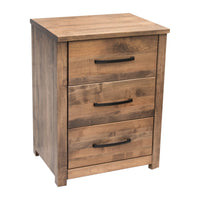 Hunters Amish 3-Drawer Nightstand