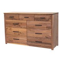 Hunters Amish 9-Drawer Tall Dresser