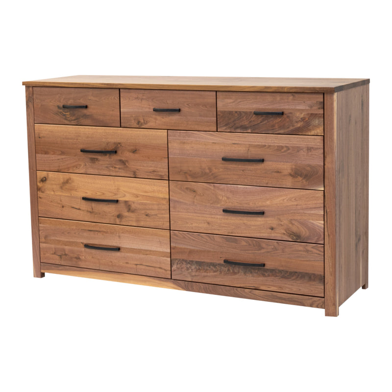 Hunters Amish 9-Drawer Tall Dresser