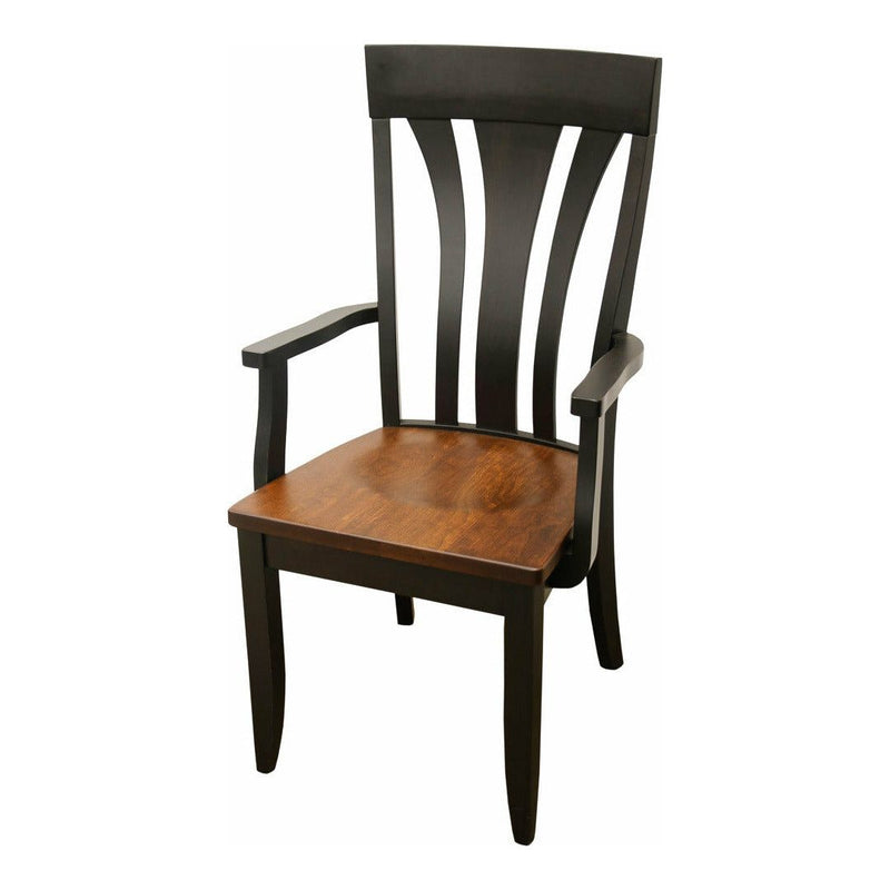 Hunter Black & Wood Arm Dining Chair | M-EB&C-GB