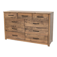 Hunters Amish 9-Drawer Tall Dresser