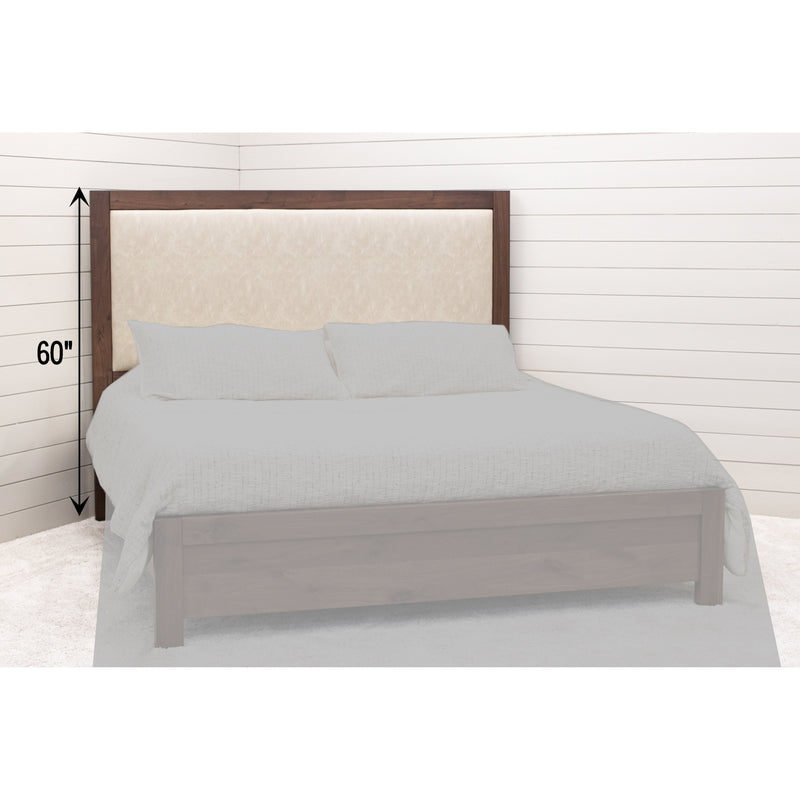 Hunters Amish Solid Wood Upholstered Headboard Only