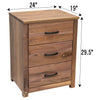 Hunters Amish 3-Drawer Nightstand