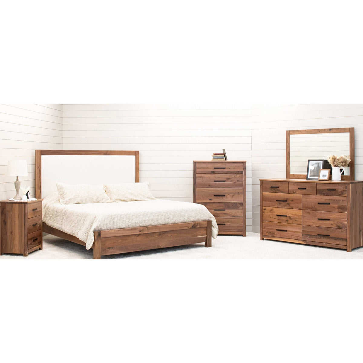 Hunters Amish 1-Drawer, Open Nightstand