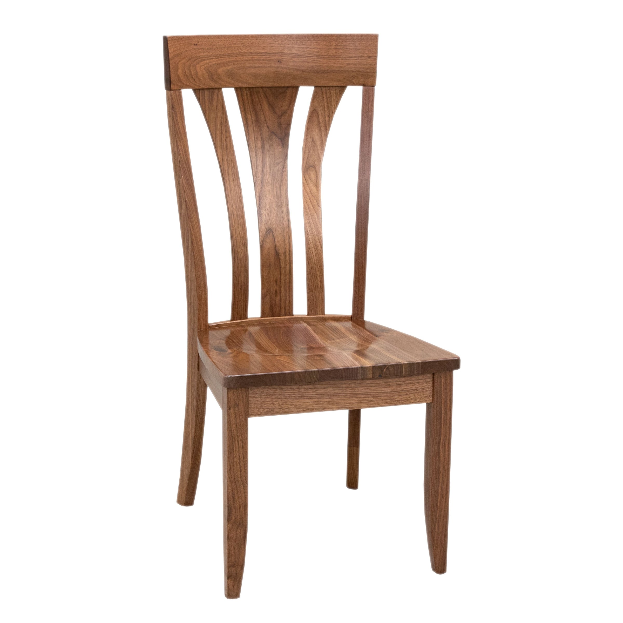 Hunter Walnut Wood Side Dining Chair | NAT