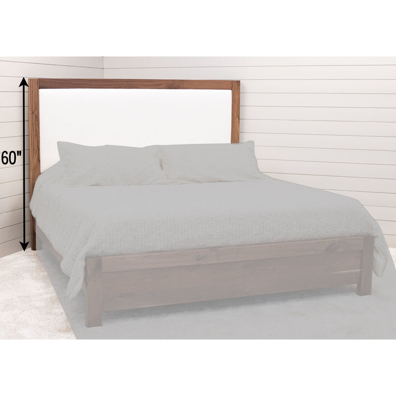 Hunters Amish Solid Wood Upholstered Headboard Only