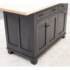 Amish IS-2076 Bridgeport Maple Wood Island with Butcher Block Top | GS&NAT