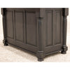 Amish IS-98 Turned Leg Maple Wood Island with Rustic White Oak Top | DK&GB