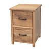 Jamestown Hickory Wood 2-Drawer File Cabinet | WB